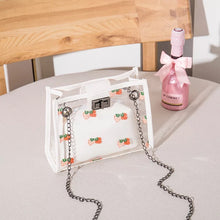 Cargar imagen en el visor de la galería, Bolsa mini para teléfono móvil, bolsa pequeña de hombro cuadrada con cadena y Marco de imagen transparente de gelatina de fresa, informal, a la moda, novedad MOD BD33