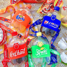 Cargar imagen en el visor de la galería, Vaso de bebida Tritan portátiles, taza de agua de Cola de dibujos animados con pajita, taza Kawaii divertida, botella de agua creativa 300 ml MOD 264NF