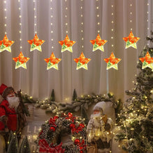 Cargar imagen en el visor de la galería, Cortina de luces Luces navideñas Lámpara decorativa, adornos de guirnalda, decoración de habitación, decoración del hogar al aire libre, MOD 6715-9