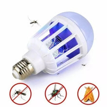 Cargar imagen en el visor de la galería, Foco para mosquitos 9W, lámpara antimosquitos 2 en 1, mata insectos, Bombilla, Mata moscas, insectos, luz nocturna para bebés MOD FOCO2