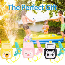 Cargar imagen en el visor de la galería, Mochila pistola De agua extraíble para niños, pistola de agua para exteriores, playa, piscina, juego de agua, juguete de dibujos animados, alas de Ángel, múltiples estilos