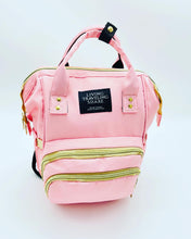 Cargar imagen en el visor de la galería, Pañalera térmica doble cierre MOD V-634 color negro