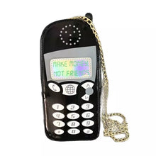 Cargar imagen en el visor de la galería, Bolso de moda 3d figura de celular Bolso con forma de teléfono móvil divertido para mujer, cadena pequeña, bolso de hombro tipo bandolera, Kawaii, impermeable, con dibujos animados, novedad MOD LH1241 Bolso de moda 3d figura de celular MOD LH1241