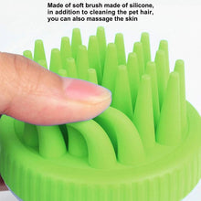 Cargar imagen en el visor de la galería, Cepillo de baño y masaje para perros y gatos, dispensador de champú para mascotas, cepillo de silicona, dispositivo de limpieza de cerdas para mascotas, peine de baño Wahser MOD SE21-39