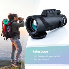 Cargar imagen en el visor de la galería, Telescopio Monocular celular o caza HD con Zoom de 40X60, prismáticos de visión clara para ver el teléfono móvil, acampar y cazar al aire libre MOD 40x60B