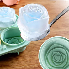 Cargar imagen en el visor de la galería, Molde rosa hielo Molde de cubitos de hielo rosa, caja de hielo de bola, bandeja de hielo congelado, fabricante de hielo de silicona, suministros de cocina Boutique de grado alimenticio, nuevo MOD 3213