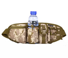 Cargar imagen en el visor de la galería, Canguro Riñonera de nailon resistente, Cangurera para exteriores, Camping, senderismo, cinturón de senderismo MOD 1010