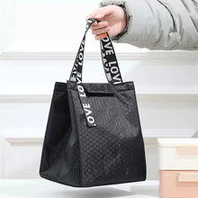 Cargar imagen en el visor de la galería, Fiambrera Bolsa de almuerzo con aislamiento térmico, Enfriador de alimentos, impermeable, Oxford, para pícnic, oficina, viaje, para desayuno MOD HB-711