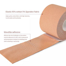 Cargar imagen en el visor de la galería, Boobtape-Sujetador Invisible adhesivo para mujer, pezón, cinta de realce de pecho, Bralette sin tirantes, almohadilla adhesiva