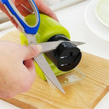 Cargar imagen en el visor de la galería, Afilador de cuchillos eléctrico multifunción, herramientas para el hogar, afilador de cuchillas inalámbrico y motorizado, sistema de piedras de afilar MOD 681100