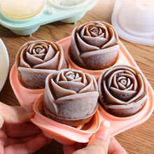 Cargar imagen en el visor de la galería, Molde rosa hielo Molde de cubitos de hielo rosa, caja de hielo de bola, bandeja de hielo congelado, fabricante de hielo de silicona, suministros de cocina Boutique de grado alimenticio, nuevo MOD 3213