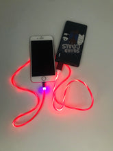 Cargar imagen en el visor de la galería, Cargador 360 con tres entradas con iman y luz led rítmico MOD W-016 varios colores - mychinashop.com