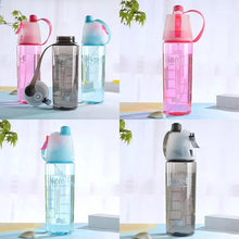 Cargar imagen en el visor de la galería, Botella de agua deportiva en aerosol de 400 ML / 600 ML hervidor de agua sin BPA a prueba de fugas senderismo botellas portátiles bicicleta ciclismo botellas para beber agitador Pour MOD 2117