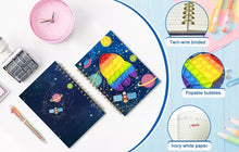 Cargar imagen en el visor de la galería, Cuadernos de dibujos animados Kawaii A5 para niños, juguetes antiestrés, alivio sensorial, descompresión, juguete blando para apretar pop it MOD 8657