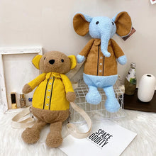 Cargar imagen en el visor de la galería, Mochila de figura de felpa Bolso de peluche de muñeca de peluche para chica, mochila de dibujos animados MOD 878-A21