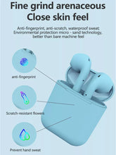 Cargar imagen en el visor de la galería, Auriculares inalámbricos TWS de colores, i12 cascos con Bluetooth 5,0, caja de carga mate, Mini auriculares inalámbricos inpods