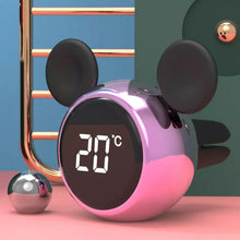 Cargar imagen en el visor de la galería, Perfume de aromaterapia de coche de dibujos animados, pantalla táctil inteligente, pantalla de temperatura, salida de aire creativa, decoración Interior de coche, adorno de coche