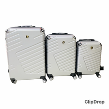 Cargar imagen en el visor de la galería, Maleta de viaje con ruedas para mujer, juego de equipaje rodante, bolsa de equipaje con ruedas, 3 pzs