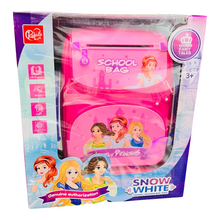 Cargar imagen en el visor de la galería, Mochila portátil para niños, alcancía de juguete con contraseña y huella dactilar, juguete creativo, depósito automático, Mini ATM,