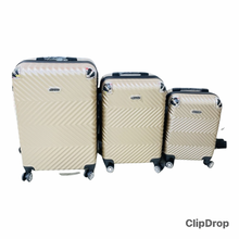 Cargar imagen en el visor de la galería, Maleta de viaje con ruedas para mujer, juego de equipaje rodante, bolsa de equipaje con ruedas, 3 pzs