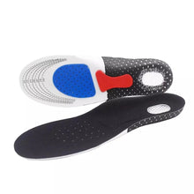 Cargar imagen en el visor de la galería, Plantillas de Gel de silicona deportivas para correr para pies Hombre Mujer Zapatos suela almohadilla ortopédica masajeador absorción de choque soporte de arco MOD GH1254