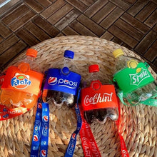 Cargar imagen en el visor de la galería, Vaso de bebida Tritan portátiles, taza de agua de Cola de dibujos animados con pajita, taza Kawaii divertida, botella de agua creativa 300 ml MOD 264NF