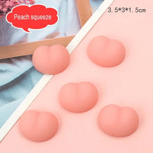 Cargar imagen en el visor de la galería, Sticker con nalgitas de mano de tacto 3D para apretar, pelota antiestrés de elevación lenta, relajarse, presión, juguetes antiestrés, regalo interesante nalgitas anti estrés plantilla con 2 sticker