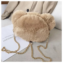 Cargar imagen en el visor de la galería, Mochila de oso de peluche para niña