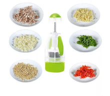 Cargar imagen en el visor de la galería, Picadora de acero inoxidable multifunción, herramientas de cocina para cortar cebolla y verduras MOD GH-5224