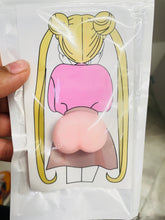 Cargar imagen en el visor de la galería, Sticker con nalgitas de mano de tacto 3D para apretar, pelota antiestrés de elevación lenta, relajarse, presión, juguetes antiestrés, regalo interesante nalgitas anti estrés plantilla con 2 sticker