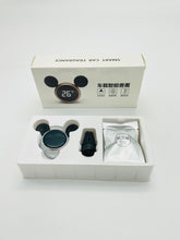 Cargar imagen en el visor de la galería, Perfume de aromaterapia de coche de dibujos animados, pantalla táctil inteligente, pantalla de temperatura, salida de aire creativa, decoración Interior de coche, adorno de coche