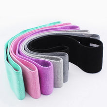 Cargar imagen en el visor de la galería, Banda de gomatela de la aptitud para Yoga, bandas elásticas de resistencia para Yoga, expansor circular de cadera, gimnasio, Fitness, banda para glúteos, entrenamiento en casa, 1/2/3 MOD HIP RESISTANCE