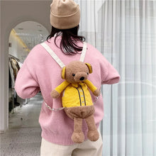 Cargar imagen en el visor de la galería, Mochila de figura de felpa Bolso de peluche de muñeca de peluche para chica, mochila de dibujos animados MOD 878-A21