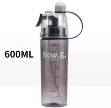 Cargar imagen en el visor de la galería, Botella de agua deportiva en aerosol de 400 ML / 600 ML hervidor de agua sin BPA a prueba de fugas senderismo botellas portátiles bicicleta ciclismo botellas para beber agitador Pour MOD 2117