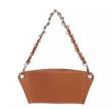 Cargar imagen en el visor de la galería, Portavaso para termo reutilizable con cadena de viaje ecológica para bebidas, funda para botella de café, soporte para taza de cuero PU MOD CADENA CHICA MANGA