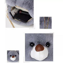 Cargar imagen en el visor de la galería, Mochila de oso de peluche para niña