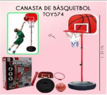Cargar imagen en el visor de la galería, Tablero de básquetbol y Aro de baloncesto ajustable para niños pequeños, estante de soporte para niños, Bola de interior al aire libre, deporte, tablero trasero, llanta, tiro, juguete para niños, 63-150CM MOD TOY 574 y TOY 577