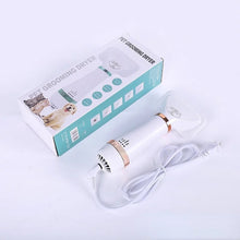 Cargar imagen en el visor de la galería, Peine para quitar el pelo de aire caliente para mascotas, peine para perros y gatos, depilación de una tecla, artefacto 2 en 1, accesorios para mascotas MOD GH4556