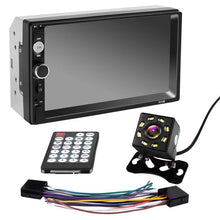 Cargar imagen en el visor de la galería, Auto estéreo car multimedia player 7018B autorradio 2 din 7 cámara integrada de reversa "Pantalla táctil audio estéreo bluetooth soporte fm control de cámara - mychinashop.com