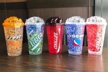 Cargar imagen en el visor de la galería, Botella de agua de mano para adultos, recipiente de hielo para Coca Cola, portátil, anticaída, resistente al desgaste, novedad MOD VAS-035