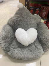 Cargar imagen en el visor de la galería, Sillón peluche Cojín de felpa suave con forma de corona para silla, cojín de asiento de Animal para niños, alfombrilla para sofá, Tatami para piernas, soporte Lumbar, decoración de oficina