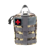 Cargar imagen en el visor de la galería, Bolsa para Kit médico táctico para exteriores, botiquín de primeros auxilios de viaje, montañismo, escalada en roca, salvavidas, deportivo, paquete de cintura