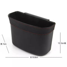 Cargar imagen en el visor de la galería, Cubo de basura negro para coche 17*14*7cm bolsa de almacenamiento para coche, accesorios para coche de basura Puerta de coche cubo de basura con Clip cajas de almacenamiento para automóvil Mod ZH-13 - mychinashop.com