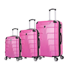 Cargar imagen en el visor de la galería, Maleta de viaje con ruedas para mujer, juego de equipaje rodante, bolsa de equipaje con ruedas, 3 pzs