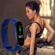 Cargar imagen en el visor de la galería, Pulsera inteligente M5 Pro con Bluetooth, reloj deportivo con rastreador, Monitor de ritmo cardíaco y presión arterial, resistente al agua