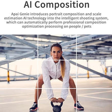 Cargar imagen en el visor de la galería, Apai Genie, palo de Selfie de disparo inteligente automático, soporte de seguimiento de objetos de 360 °, soporte para teléfono con cámara de seguimiento facial de rotación todo-en-uno Mod ZJ388 - mychinashop.com