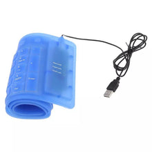 Cargar imagen en el visor de la galería, Teclado plegable Flexible impermeable de goma de silicona, USB, 109 teclas, para PC,MOD TC02.85 - mychinashop.com
