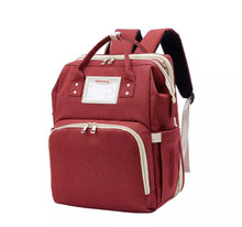 Cargar imagen en el visor de la galería, Pañalera con moises y porta biberón de alta calidad Mod 2083