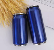 Cargar imagen en el visor de la galería, Taza de acero inoxidable con aislamiento Pop Can, vaso creativo personalizado a prueba de fugas con tapas, taza de vacío 500 ml MOD ZE-0754
