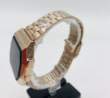 Cargar imagen en el visor de la galería, Reloj de mujeres relojes de moda de lujo LED Digital Reloj para mujeres acero cuadrado completamente táctil Reloj de pulsera deportivo damas Reloj de Mujer